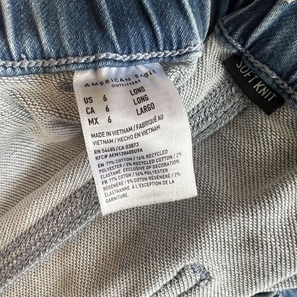 AE American Eagle Soft Knit Jegging Jogger 6long - Picture 5 of 5